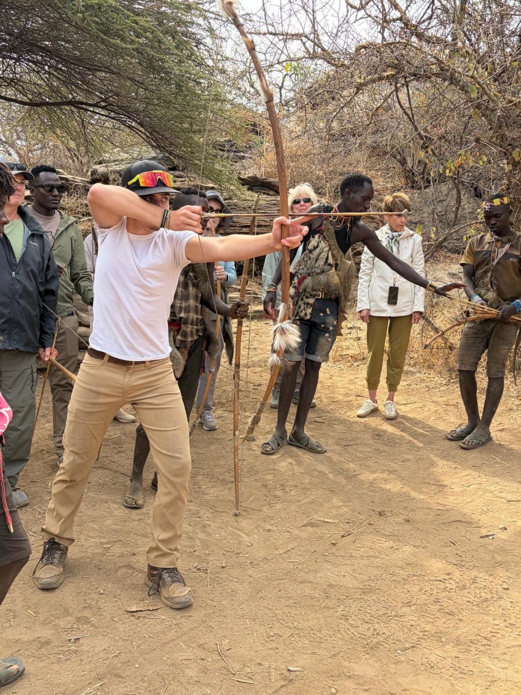 Braydon in Africa